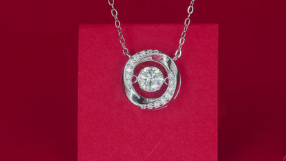 Lab-Created Moissanite Solitaire Necklace: Stunning Simplicity