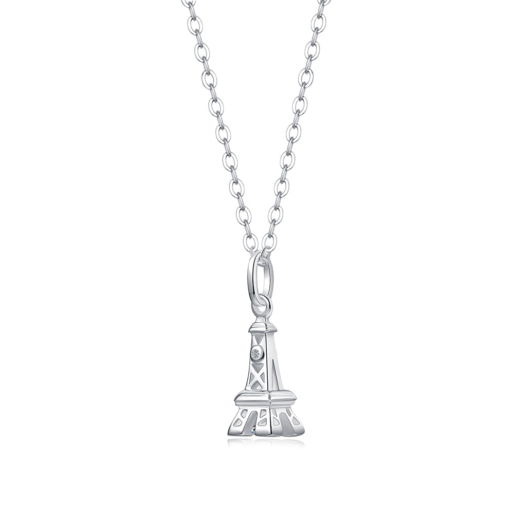 Moissanite Necklace on S925 Silver Chain: Timeless Elegance