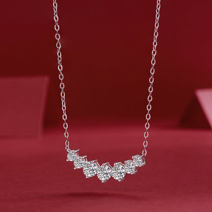 Timeless Beauty: Glamorous Moissanite Pendant in S925 Silver