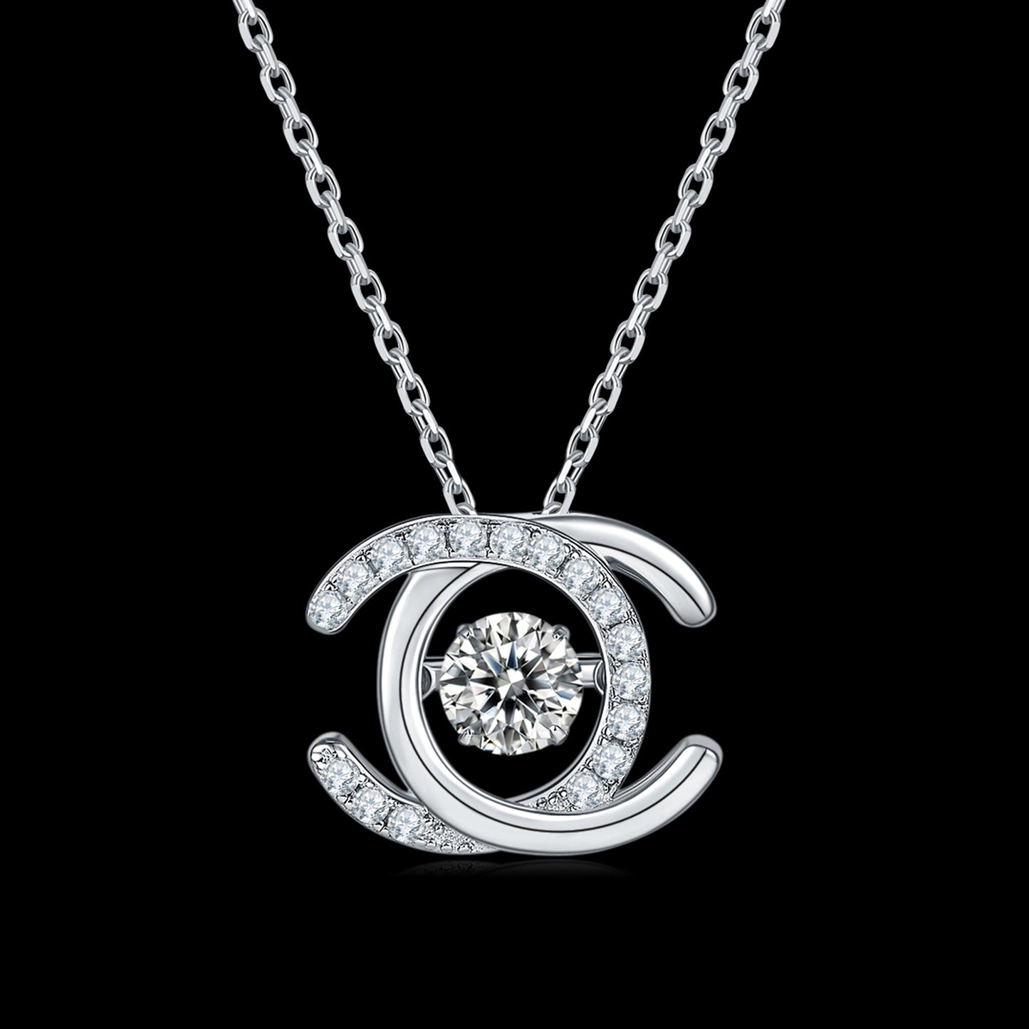 Moissanite Spin: Dynamic Diamond Dance