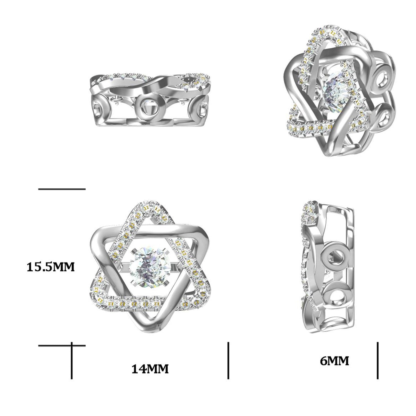 The Spin of Luxury: Motion of a Moissanite Necklace