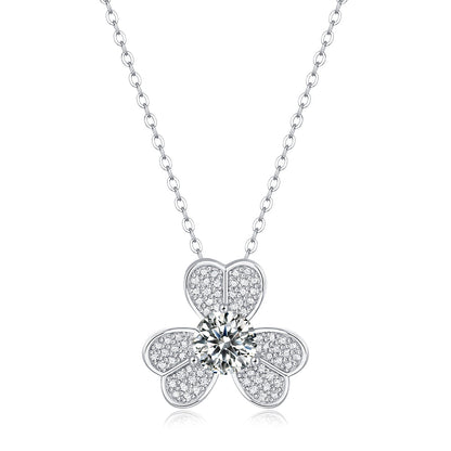 Beautiful in Every Sparkle 1ct Moissanite Pendant on S925 Chain