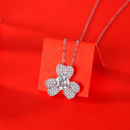 Beautiful in Every Sparkle 1ct Moissanite Pendant on S925 Chain