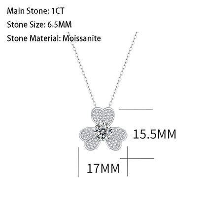 Beautiful in Every Sparkle 1ct Moissanite Pendant on S925 Chain