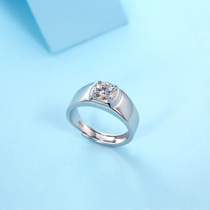 A Timeless Treasure: Classic 1ct 6.5MM Moissanite in S925 Silver