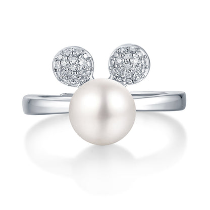 Pearl and S925 Silver Ring - Delicate Simplicity