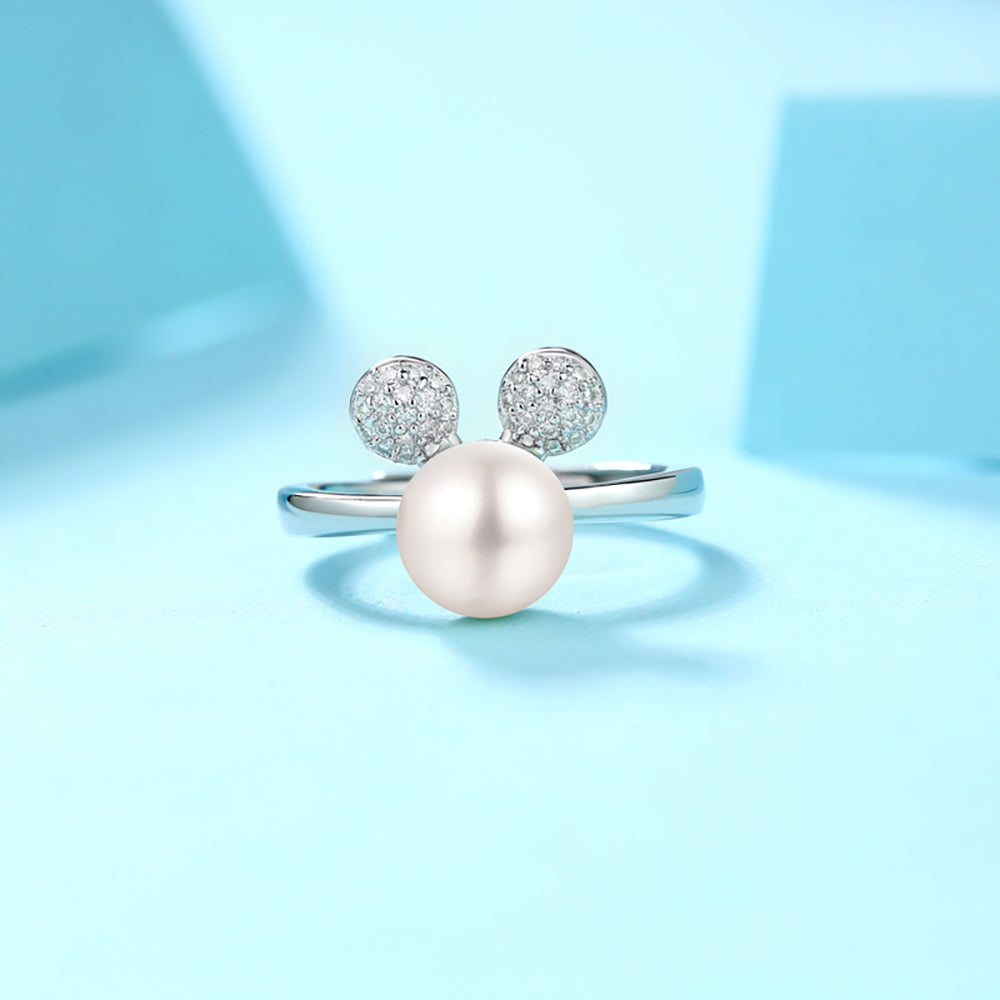 Pearl and S925 Silver Ring - Delicate Simplicity