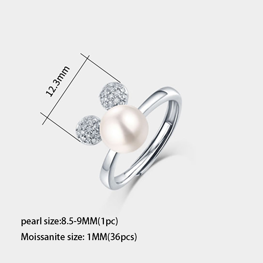 Pearl and S925 Silver Ring - Delicate Simplicity