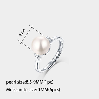 Elegant Pearl Ring in S925 Silver: Your Classic Accessory